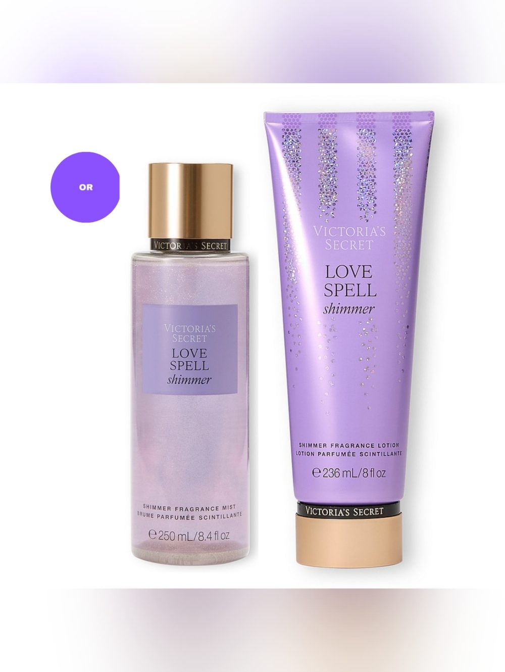 Victoria's Secret Love Spell Shimmer Set